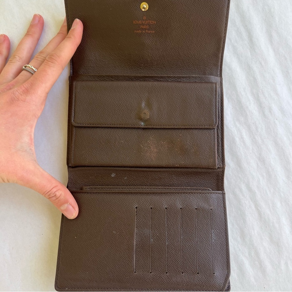 Louis Vuitton Damier Ebene Porte Tresor Etui Papiers Wallet - Picture 7 of 16